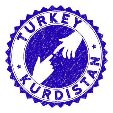 Türkiye 'yi Bağlayan Çatlamış Kürdistan Yuvarlak Filigranı
