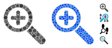 Yuvarlak Noktaların Kompozisyon Simgesine Büyüt