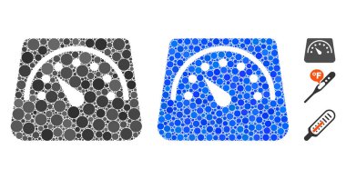 Çember Noktalarının Döşeme Ölçekleri Bileşimi Simgesi