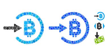 Bitcoin Gelir Bileşimi Çemberlerin Simgesi