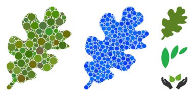 Meşe Yaprağı Bileşimi Çemberlerin Simgesi
