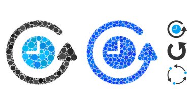 Saat bileşimini geri yükle Çember Noktalarının Simgesi