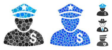 Mali Polis Teşkilatı Çember Noktaları Simgesi