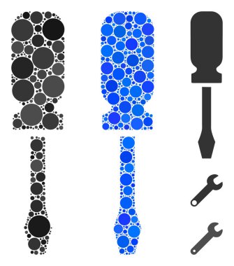 Küre Ögelerinin Tornavida Bileşimi Simgesi