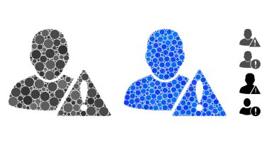 Çemberlerin Kullanıcı Hatası Mozaik Simgesi