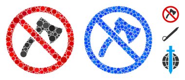 Çember Noktalarının Balta Mozaik Simgesi Yok