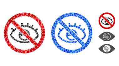 Çember Noktalarının Görsel Mozaik Simgesi Yok