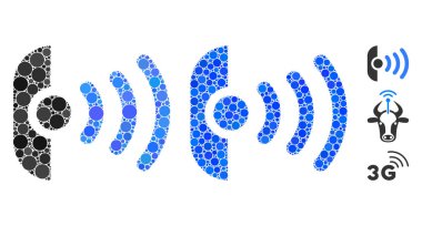 Küre Ögelerinin Radyo Algılayıcı Bileşimi Simgesi