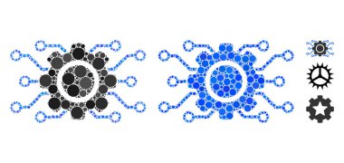 Çemberlerin Elektronik Dişli Bileşimi Simgesi