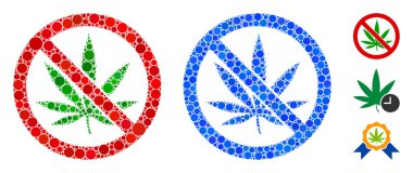 Çemberlerin Marihuana Kompozisyon Simgesi Yok