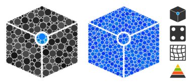 Çemberlerin Küp Köşesi Kompozisyon Simgesi