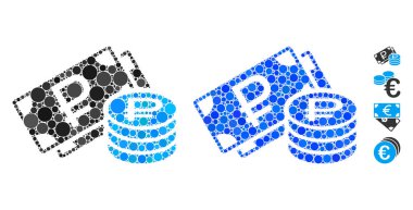 Rouble Nakit Kompozisyon Yuvarlak Noktalar Simgesi