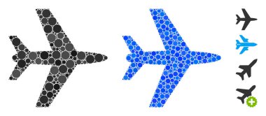 Çember Noktaların Uçak Bileşimi Simgesi