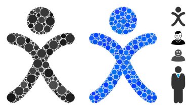 X Nesli Çocuk Kompozisyon Simgesi Yuvarlak Noktalar
