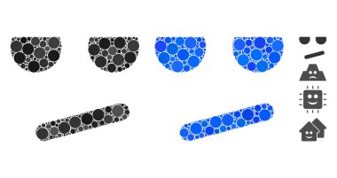 Küresel Ögelerin Sıkıcı Gülen Beste Simgesi