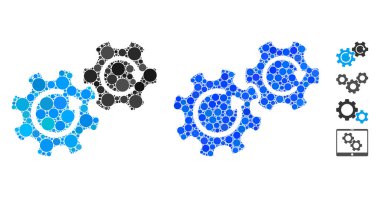 Çember Noktalarının Dişli Döndürme Bileşimi Simgesi