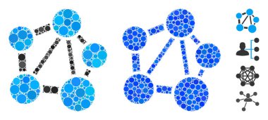 Ağ Mozaik Çemberler Simgesi