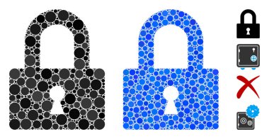 Çemberlerin Mozaik Simgesini Kilitle