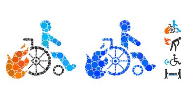 Çemberlerin Hasta Mozaik Simgesini Yak