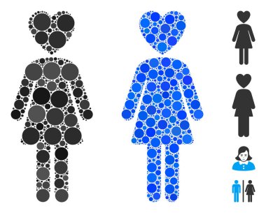 Yuvarlak Noktaların Metres Kompozisyon Simgesi