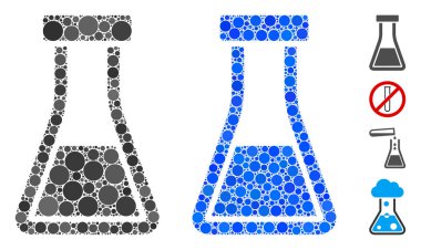 Çember Noktaların Küçük Mozaik Simgesi