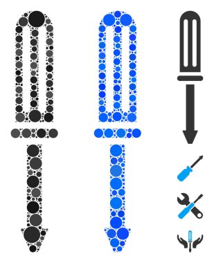 Tornavida Çemberlerin Mozaik Simgesi
