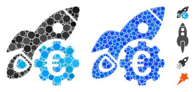 Euro Rocket Science Mozaik Yuvarlak Noktalar Simgesi