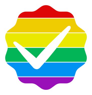 Sadece Lgbt Simgesi için Düz Vektör