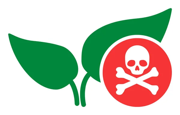 Vector plano Herbicida Icono — Archivo Imágenes Vectoriales
