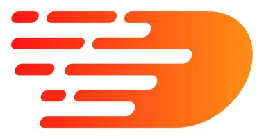 Düz Vektör Rush Bolide Simgesi