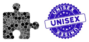 Kolaj Bulmacası Eklentisi Üniseks Damgalı Simgesi