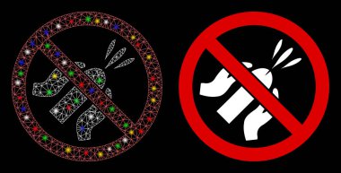 Fişek Ağları İskeleti Oral Yok Benekli Simge