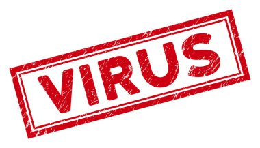 Çift Çerçeveli Tehlike Virüsü Dikdörtgen Mühür Mührü