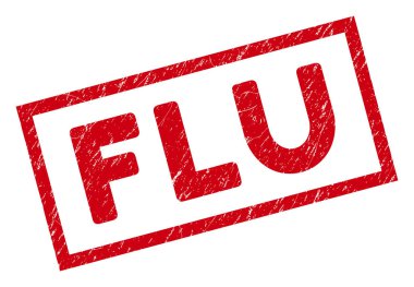 Çerçeveli Grip Gribi Dikdörtgeni Mühür Mührü