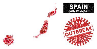 Las Palmas Eyaleti Salgın Mührü Haritası Salgın Mührü