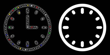 Fişek Kablosu Çerçeve Saat Simgesi Benekli