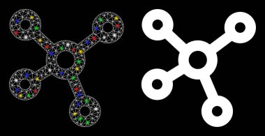 Fişek Kablosu Çerçeve İlişkileri Simgesi Fişek Benekli
