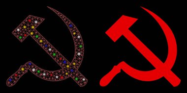 Fişek Kabuğu Oku ve Fişek Benekli Çekiç Simgesi