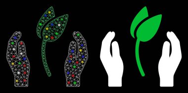 Fişek 2d filizlenme Bakım Elleri Benekli Simge