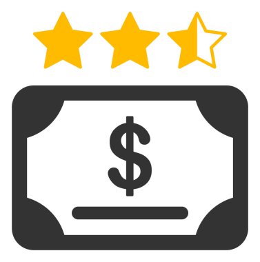 Raster Flat Finansal Paylaşım Simgesi