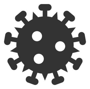 Raster Düz Hiv Virüs Simgesi