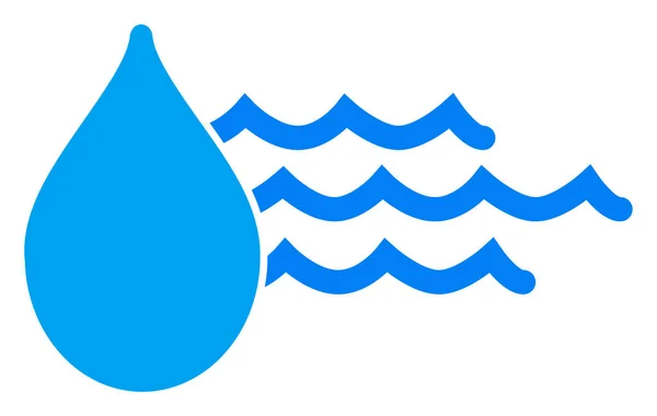 Raster-Flachwasser-Symbol — Stockfoto