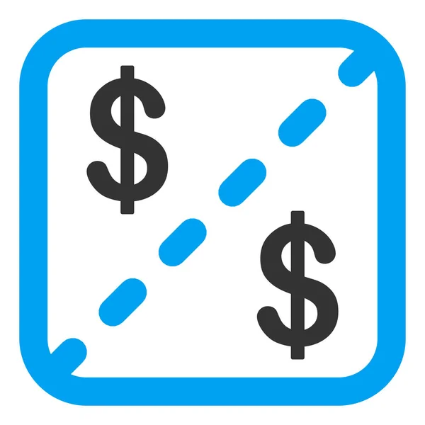 Raster Flat Financial Shares Icon — Stock Photo, Image