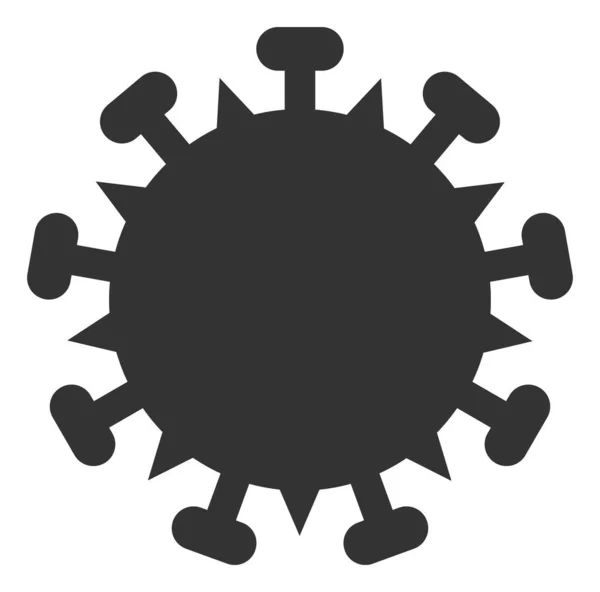 Raster Flat Sars Virus Icon — Stock fotografie