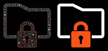 Fişek Ağı Dizini Simge Benekli Simgeyi Kilitledi