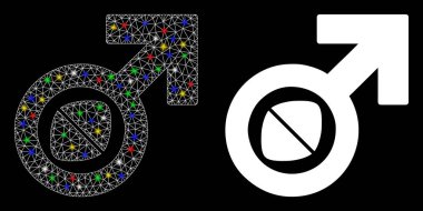 Fişek 2d Erkek Potansiyel Tableti Simgesi Fişek Benekli