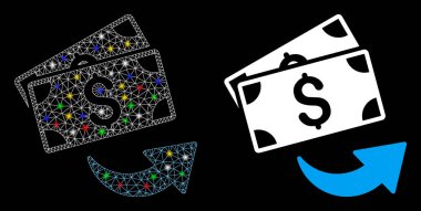 Fişek Ağı 2d Fişek Benekli Para Simgesi Gönder