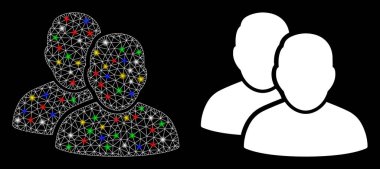 Fişek Kablo Çerçevesi Kullanıcıları Simgesi Fişek Benekli