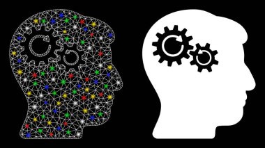 Fişek Kabuğu Baş Çarkları Döndürme Simgesi Fişek Benekli