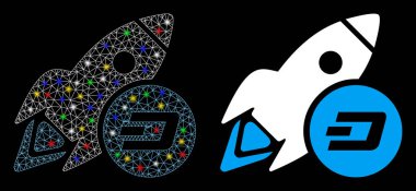 İşaret Fişeği Leke Benekli Fişek Dash Roket Simgesi